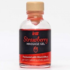 Гель съедобный для интимного массажа Intt Strawberry Massage Gel 30 мл, клубника