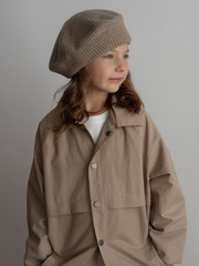 Берет Mjolk Бежевый меланж