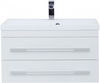 Aquanet 212868 Тумба с раковиной Aquanet Верона 75 белый (подвесная 2 ящика) (212868)