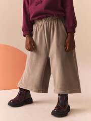 Брюки широкие для девочки Next B71-179, Светло-серый