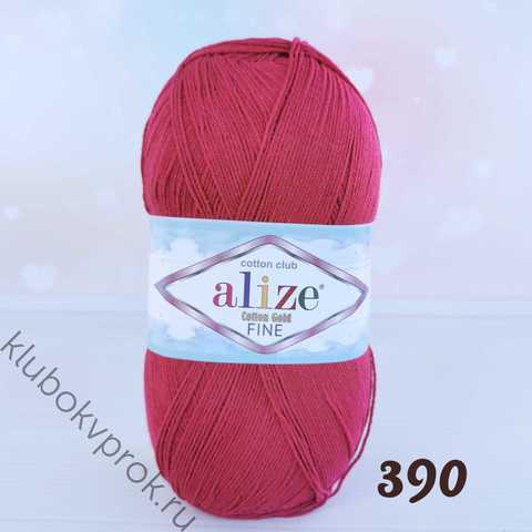 ALIZE COTTON GOLD FINE 390, Вишня