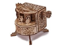 Сказочный Театр Wood Trick - Музыкальная шкатулка, деревянный конструктор, сборная модель, 3D пазл
