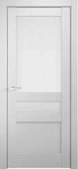 Межкомнатная дверь Вена глянец / Цвет Белый / Стекло "Сатинат" / Двери Верда