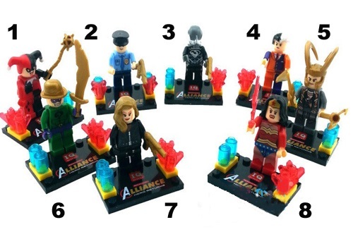 Minifigures Super Heroes Blocks Building Series 06