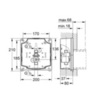 Встраиваемая часть панели смыва писсуара Grohe  38787000