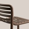Стул пластиковый барный Nardi Doga Stool, табак