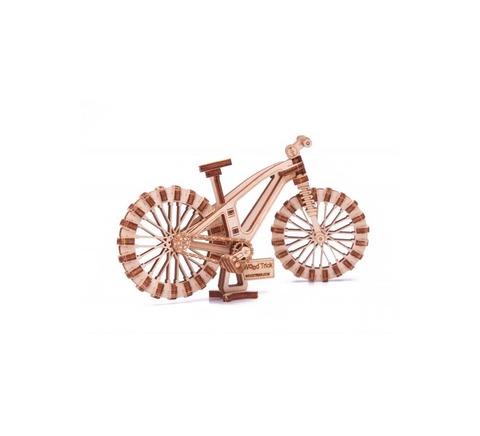 Вудик Велосипед от Wood Trick - Деревянный конструктор, сборная модель, 3D пазл