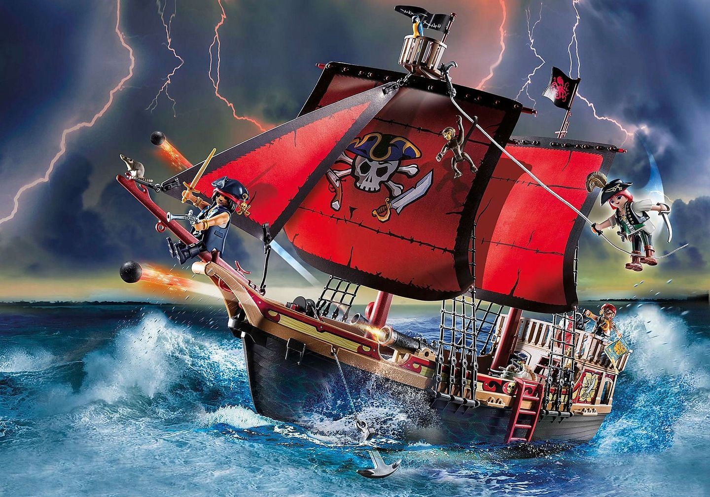 Конструктор Playmobil Pirates 70411 Пиратский корабль купить в Москве |  Доставка по России.