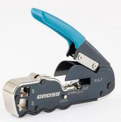 Клещи для обжима телефонных и компьютерных клемм RJ45  8P и RJ11/12  6P компактный размер CAT5 Gross