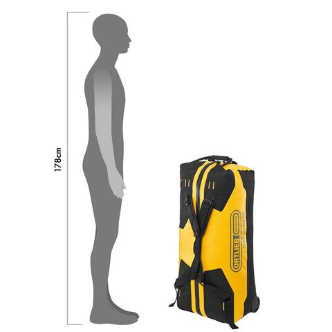 Картинка сумка на колесах Ortlieb Duffle RS110 yellow - 7