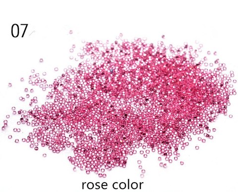Хрустальная крошка/пиксики/№7 ярко розовый цвет купить за 400 руб
