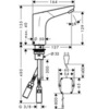 Hansgrohe Focus 31174000 Смеситель сенсорный, 220