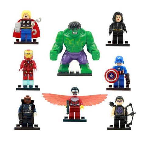 Minifigures Super Heroes Blocks Building Series 07