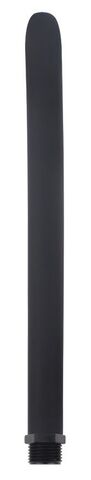 Черная насадка для анального душа Silicone Douche Tube - 24,5 см. - Chisa Black Mont CN-511454425