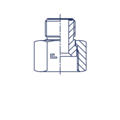 Соединение PR D12-10 ORFS 13/16 - ORFS 11/16 CAST