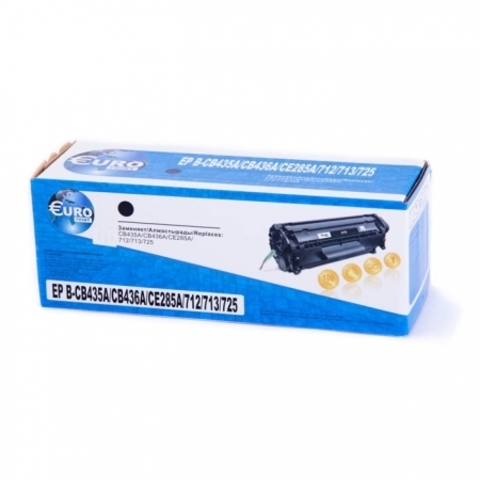 Картридж лазерный EuroPrint 35A/36A/85A CB435A/CB436A/CE285A/Canon 712/713/725 черный (black, до 2000 стр - купить в компании MAKtorg