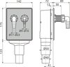 Alcaplast Сифон для стиральной машины под штукатурку для DN40 и DN50, нержавеющая сталь, APS6