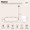 Подвесной светильник Maytoni Erich MOD221PL-03N