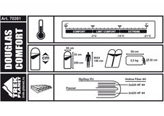 Спальный мешок Trek Planet Douglas Comfort 70391