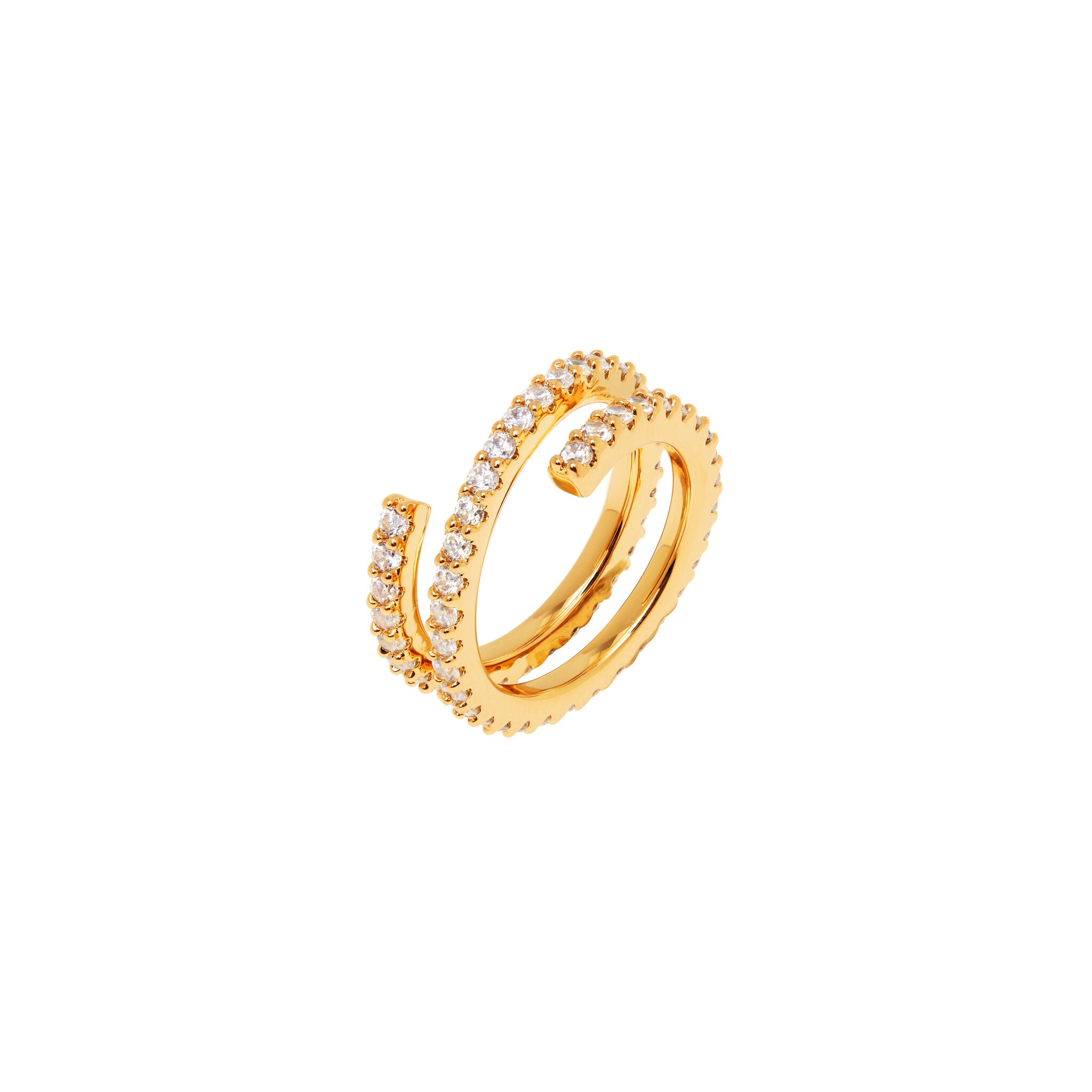 VIVA LA VIKA Кольцо Crystal Spring Ring – Gold viva la vika кольцо crystal cuddling ring – gold
