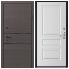 Купить Входная дверь L 43 - L 2 эмаль белая