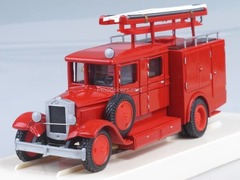 ZIS-5 PMZ-11 Firefighter tank truck with double cabin LOMO-AVM 1:43