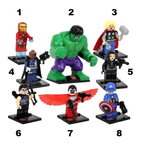 Minifigures Super Heroes Blocks Building Series 07