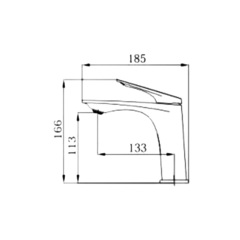 Смеситель для раковины HAIBA HB10816 хром