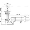 Сифон для раковины Alcaplast A412-DN40