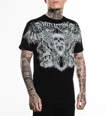 Affliction | Футболка мужская Horror Swarm Tee A27436 справа