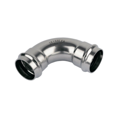 Двухраструбный пресс-угольник из нержавеющей стали 90° 42*42mm TIM ZTI.551.004242