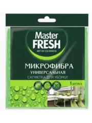 Салфетка для уборки Мастер Фреш микрофибра 30х30см