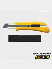 OLFA 18 мм, с авто фиксатором, нож с выдвижным лезвием (OL-BN-AL/BB/10BB)