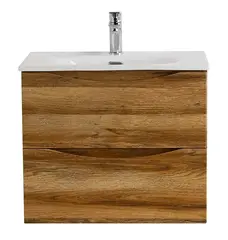 BelBagno MARINO-CER-MINI-600-2C-SO-RR-P MARINO-CER-MINI База под раковину подвесная с двумя выкатными ящиками, Rovere Rustico, 596x390x500, MARINO-CER-MINI-600-2C-SO-RR-P фото