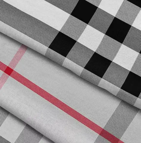 Комплект постельного белья 1,5сп SQUARE BURBERRY GREY, 100% хлопок