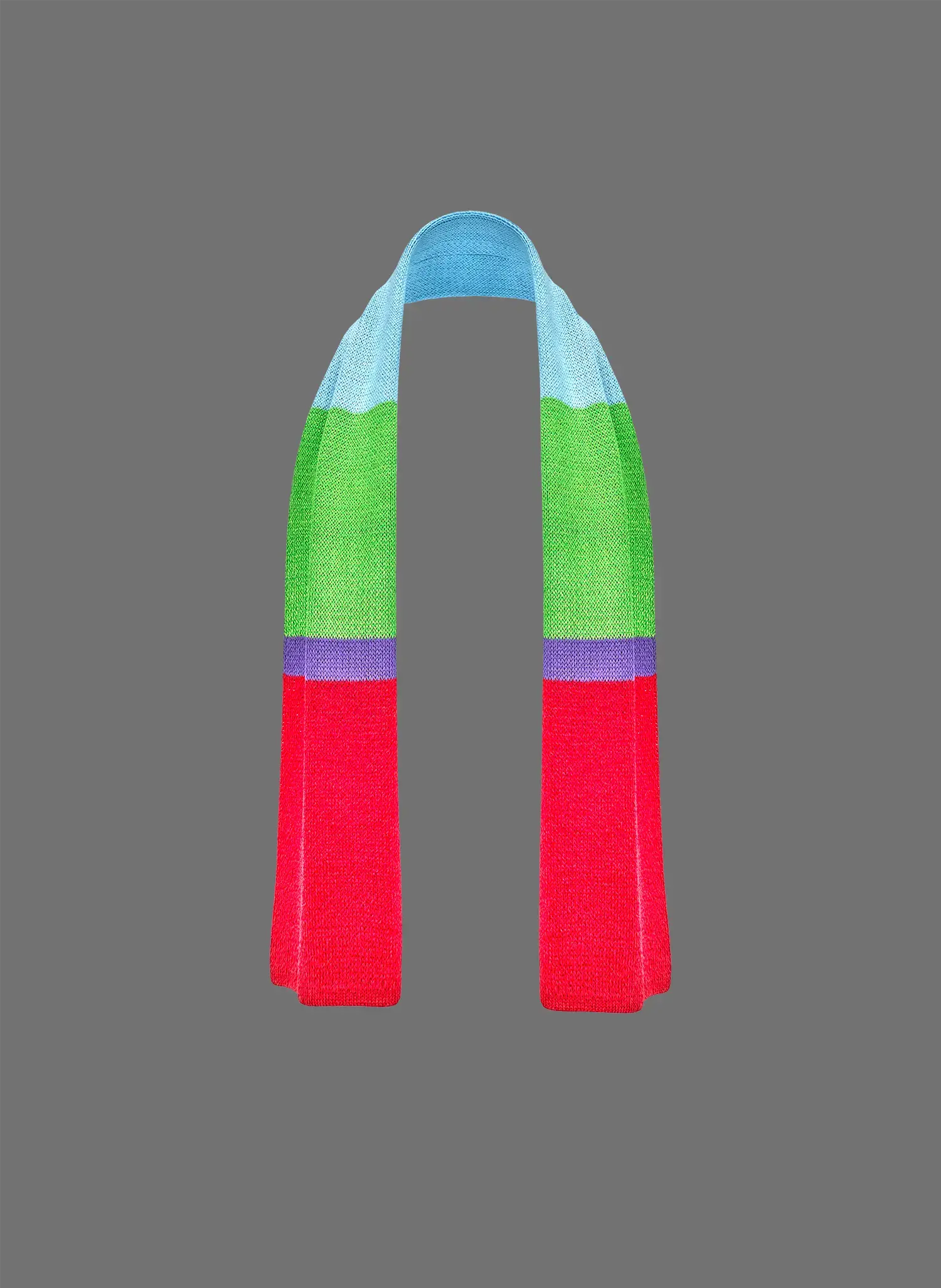 Шарф «Цветной полосатик»