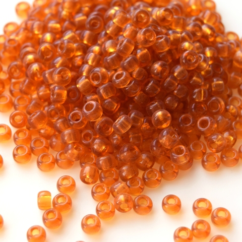 6/0 RR-0133 Бисер круглый Миюки /Miyuki round 6/0 Transparent Topaz