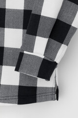 рубашка  для мальчика  КР 302681-1/черный,клетка виши