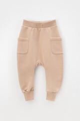 брюки  для мальчика  КР 400593/темно-бежевый к410