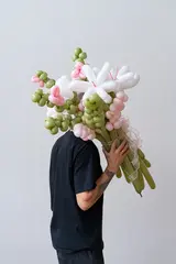 Букет из шаров Белая нежность