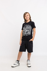 110_БК25 Футболка кор.рукав, чёрный