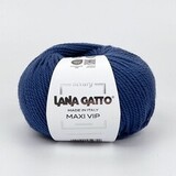 Пряжа Lana Gatto Maxi VIP 10175 темный джинс