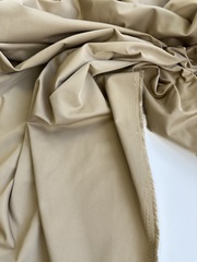 Плащовая смесовая ткань, цвет Кэмел