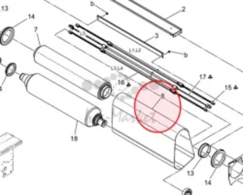 Ремень термоузла Konica Minolta AccurioPress C12000/C14000 (AC0C720300/AC0C728501)