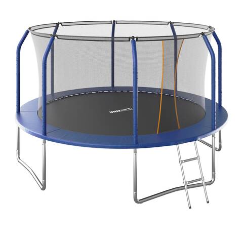 Батут UNIX Line Supreme Basic 12 ft (366 см) синий