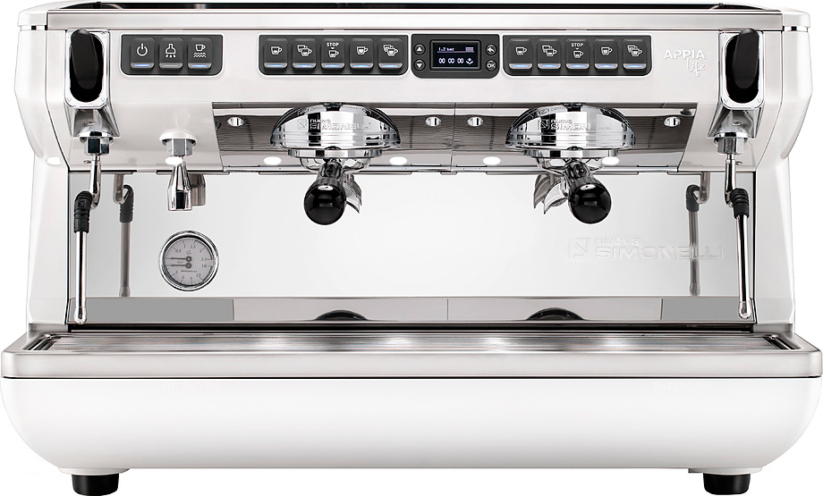 Рожковая кофемашина Nuova Simonelli Appia Life XT 2Gr V 220V white+high groups (168251)