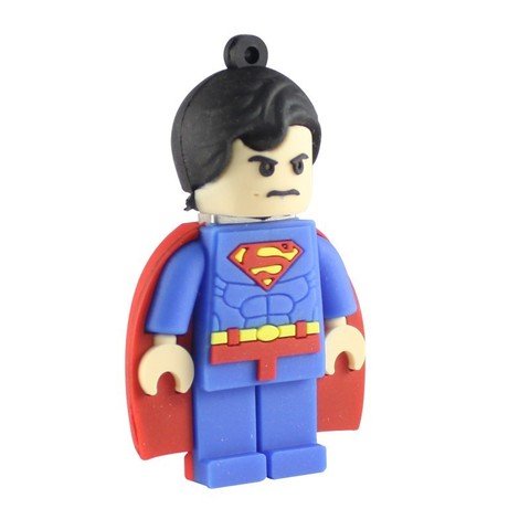 Minifigure Superhero USB 2.0 Flash Memory Drive 8 GB