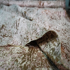 Ткань жаккард розовый с бронзовым 3098