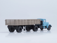 MAZ-200V with semitrailer MAZ-5215 blue-brown AutoHistory 1:43
