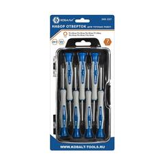 Набор отверток для точных работ КОБАЛЬТ Ultra Grip 50 мм, TORX: T4; T5; T6; T7; T8; T9; T10. CR-V кейс (7 шт.) блистер (Арт. 245-237)